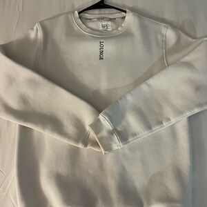White Lounge Apparel Sweatshirt